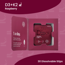 Diso Vitamin D3+K2 Wild Raspberry N30