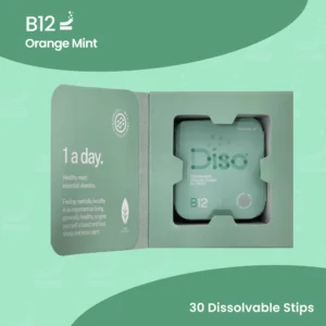 Diso vitamiiniribad - Vitamin B12 Orange Mint N30