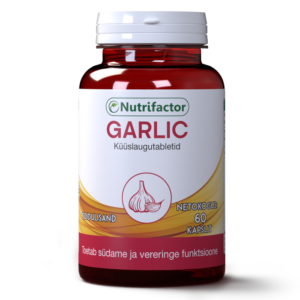 Toidulisand Garlic Küüslaugutabletid Nutrifactor