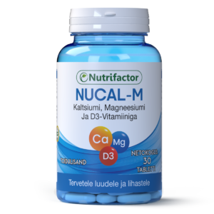 Toidulisand Nucal-M Kaltsiumi, Magneesiumi, D3 Vitamiiniga Nutrifactor